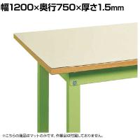 [オプション]サカエ 作業台用改正RoHS10物質対応帯電防止マット 幅1200×奥行750×厚み2mm DS-127EM