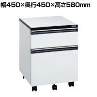 サカエ 木製キャビネットワゴン 幅450×奥行450×高さ580mm LB-2