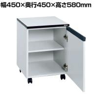 サカエ 木製キャビネットワゴン 幅450×奥行450×高さ580mm LC-0