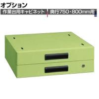 [オプション]サカエ 作業台用オプションキャビネット 幅500×奥行500×高さ164mm NKL-20B