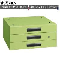 [オプション]サカエ 作業台用オプションキャビネット 幅500×奥行500×高さ246mm NKL-30B