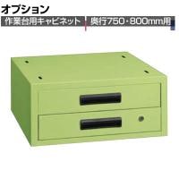 [オプション]サカエ 作業台用オプションキャビネット 幅500×奥行500×高さ224mm NKL-22B