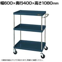 サカエ CSパールワゴン 中量タイプ 直進安定金具付き 幅600×奥行400×高さ1080mm CSP-60113YSED