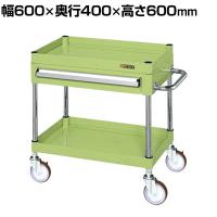 サカエ CSパールワゴン 中量タイプ 引出し付き 幅600×奥行400×高さ600mm CSP-6062ANU