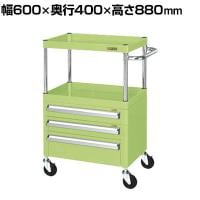 サカエ CSパールワゴン 中量タイプ 引出し付き 幅600×奥行400×高さ880mm CSP-6082A2C