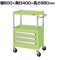 サカエ CSパールワゴン 中量タイプ 引出し付き 幅600×奥行400×高さ880mm CSP-6082A2CSE