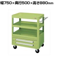 サカエ エースワゴン 天板皿型 幅750×奥行500×高さ880mm B-21B