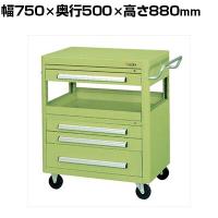 サカエ エースワゴン 天板フラット型 幅750×奥行500×高さ880mm A-47B