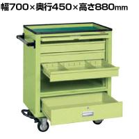 サカエ エスエスワゴン フットブレーキ付き 幅700×奥行450×高さ880mm SS-A3NBR