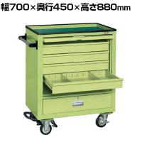 サカエ エスエスワゴン フットブレーキ付き 幅700×奥行450×高さ880mm SS-A4NBR