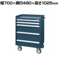 サカエ キャビネットワゴン 幅700×奥行480×高さ1025mm CV-1051D