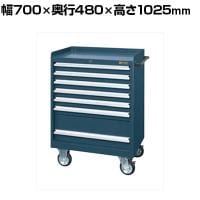 サカエ キャビネットワゴン 幅700×奥行480×高さ1025mm CV-1072D