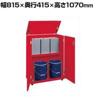 サカエ 一斗缶保管庫 一斗缶 ペール缶兼用タイプ 固定式 幅815×奥行415×高さ1070mm KU-ITKC