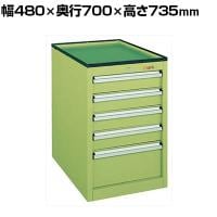 サカエ 重量キャビネットSMNタイプ 幅480×奥行700×高さ735mm SMN-5
