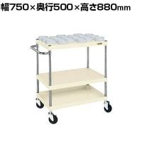 サカエ ツーリングワゴン パールワゴンタイプ 直進安定金具付き 幅750×奥行500×高さ880mm CSP-S31YRAI
