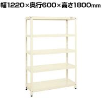 サカエ スーパーラック 均等耐荷重80KG/段 5段タイプ 幅1220×奥行600×高さ1800mm SPR-3125I