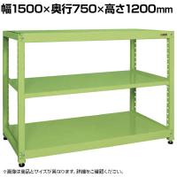 【単体】サカエ RKラック 単体 均等耐荷重:250KG/段 3段タイプ 幅1500×奥行750×高さ1200mm RKN-5723
