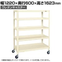 サカエ スーパーキャスターラック ナイロンウレタン車 幅1220×奥行600×高さ1623mm SPR-2125URNUI