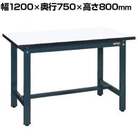サカエ 実験用中量作業台 メラミン天板 幅1200×奥行750×高さ800mm CHM-1275D