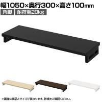 eモニター台 机上台 机上ラック 卓上モニター パソコン台 日本製 ぴったり 角脚タイプ 幅1050×奥行300×高さ100mm EMR-LCK10530 スペース活用 テレワーク 収納