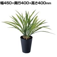 観葉植物 人工樹木 フェイクグリーン 造花 アオオリヅルラン 高さ400mm 鉢:SA-4(BK) 卓上