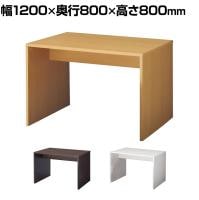 コの字型ネストテーブル ショーテーブル 木製 エンド什器 販促 洋服置き場 幅1200×奥行800×高さ800mm 業務用 店頭用 店舗什器 陳列什器 アパレル 雑貨 接客