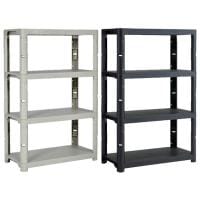 ★TRUSCO トラスコ スチールラック 軽量棚 88x46x181 業務用　オフィス家具 陳列棚 収納家具 会社 事務所 公民館 店舗 送料無料】 TRUSCO 軽量棚両開扉付き 幅875×奥行300×高さ1800mm 天地4