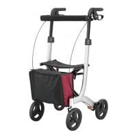 ウェルファン 歩行車 リトルターン トール103タイプ ワインレッド 高齢者 介護用品 福祉用具 シルバーカー 歩行器 手押し車 歩行補助