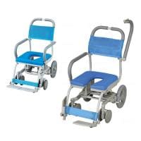 ウェルファン シャワーキャリー シャワーラク U型シート・O型シート 高齢者 介護用品 福祉用具 病院 デイサービス 施設 入浴用車いす 訪問入浴 入浴介助