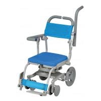 ウェルファン シャワーキャリー くるくるチェアD SAL 穴なしシート 高齢者 介護用品 福祉用具 病院 デイサービス 施設 入浴用車いす 訪問入浴 入浴介助