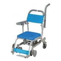 ウェルファン シャワーキャリー シャワーラク 4輪自在 SAL 穴なしシート 高齢者 介護用品 福祉用具 病院 デイサービス 施設 入浴用車いす 訪問入浴 入浴介助