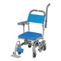 ウェルファン シャワーキャリー シャワーラク 4輪自在V SAL 穴なしシート 高齢者 介護用品 福祉用具 病院 デイサービス 施設 入浴用車いす 訪問入浴 入浴介助