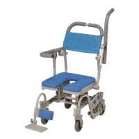 ウェルファン シャワーキャリー シャワーラク 4輪自在V SAL U型シート 高齢者 介護用品 福祉用具 病院 デイサービス 施設 入浴用車いす 訪問入浴 入浴介助