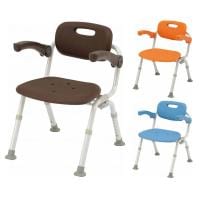 ウェルファン シャワーチェア [ユクリア] ミドルSPおりたたみN 高齢者 介護用品 福祉用具 お風呂 椅子 腰掛け椅子 浴槽椅子 背付き・肘掛付き