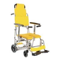 ウェルファン シャワーキャリー ぴったりフィット KS11-PFST クリありシート イエロー 高齢者 介護用品 福祉用具 病院 デイサービス 施設 入浴用車いす 訪問入浴 入浴介助