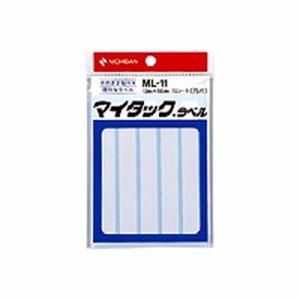 マイタックラベル 一般 13×105 白無地 1袋75片入 ニチバン/EC-ML-11の
