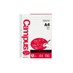 キャンパスルーズリーフ A4 30穴(2穴) A罫/B罫 50枚 ルーズノート