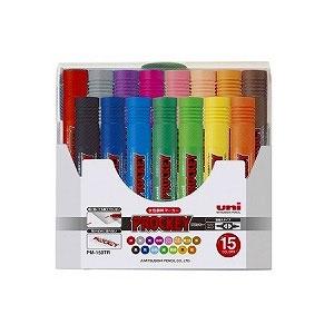 15色セット 詰め替え式 水性マーカー マジック プロッキー 太字 6.0mm