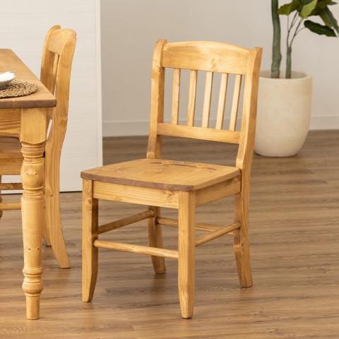 起立木工 ダイニングチェア① オーク無垢 カントリー風 木製椅子 オランダ製 起立木工 ダイニングチェア① オーク無垢 カントリー風 木製椅子