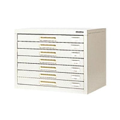 送料無料】 スチール製 ペーパーケース 書類整理ケース B4 7トレーの