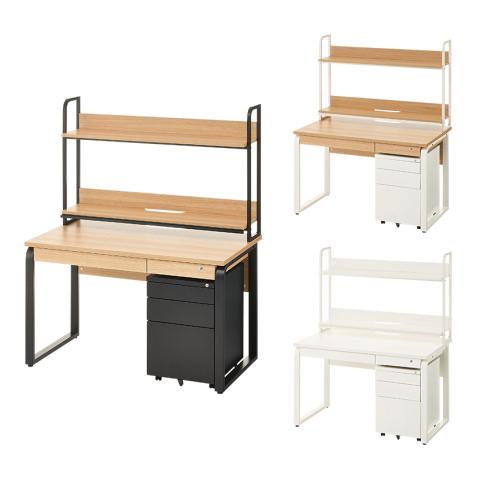 デスク ナチュラル 幅90cm 伸長 システム ハイ タイプ 日本製 木製 デスク 机 木製 ハイタイプ 幅90 シンプル 奥行40 勉強 学習