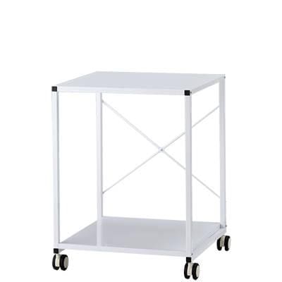 送料無料】 プリンターワゴン スチール 2段キャスター付き 耐荷重80kg