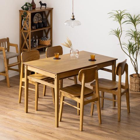 ダイニング 5点セット ダイニングテーブル ダイニングセット 食卓 チェア4脚 ダイニング5点セット 4人掛け 120cm幅 ダイニングテーブルセット