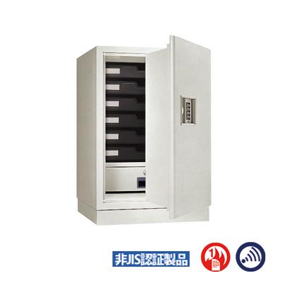 送料無料】 テンキー式耐火金庫 警報アラーム付き 内容量/50L 重量
