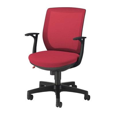 送料無料】 オフィスチェア 事務椅子 メッシュ アミノ ブラックシェル