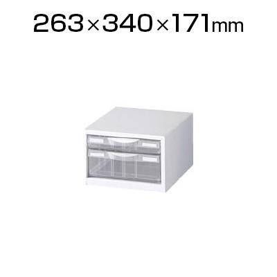送料無料】 スチール製 A4判1列浅型1段・深型1段 書類整理ケース(卓上