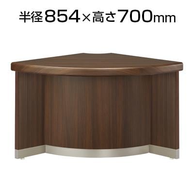 k 収納棚付き塗装ブース 茶色 ガルバリウム鋼板 LED 送料無料】 スチール製 ローカウンターPX 受付 90度外コーナー