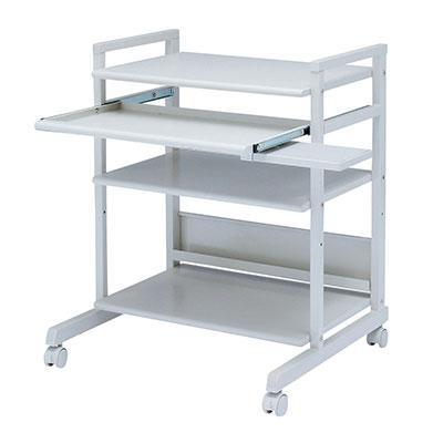 送料無料】 パソコンラック 幅670×奥行644×高さ828mm キャスター付き