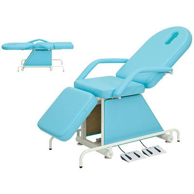 送料無料】 高田ベッド エステベッド マッサージベッド【電動式-背・脚 