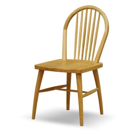 送料無料】 ダイニングチェア 木製 背もたれ 丸 アルダー材 オイル塗装